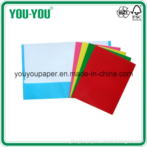 A4, A5, Colored Portfolio Paper File Folder, Customized Paper File Folders